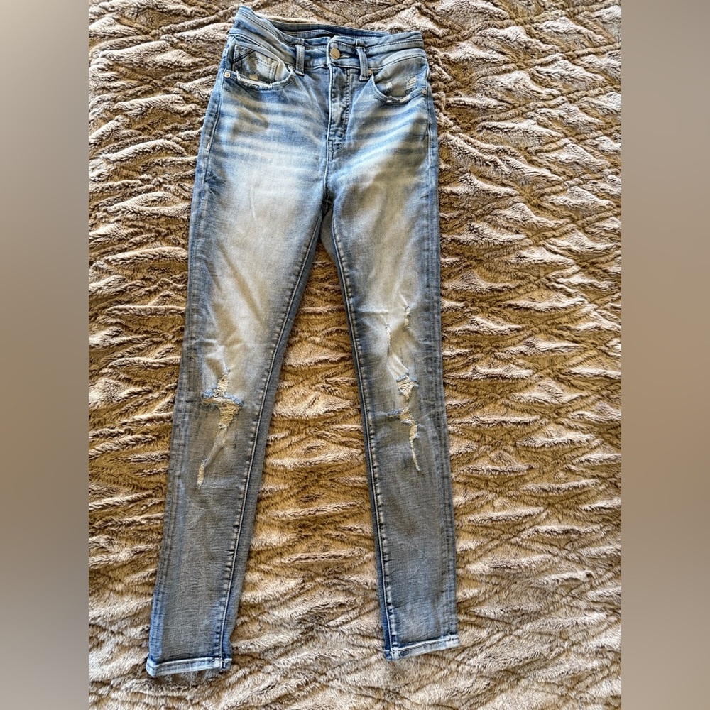 Buckle Black Light Blue Women's Jeans